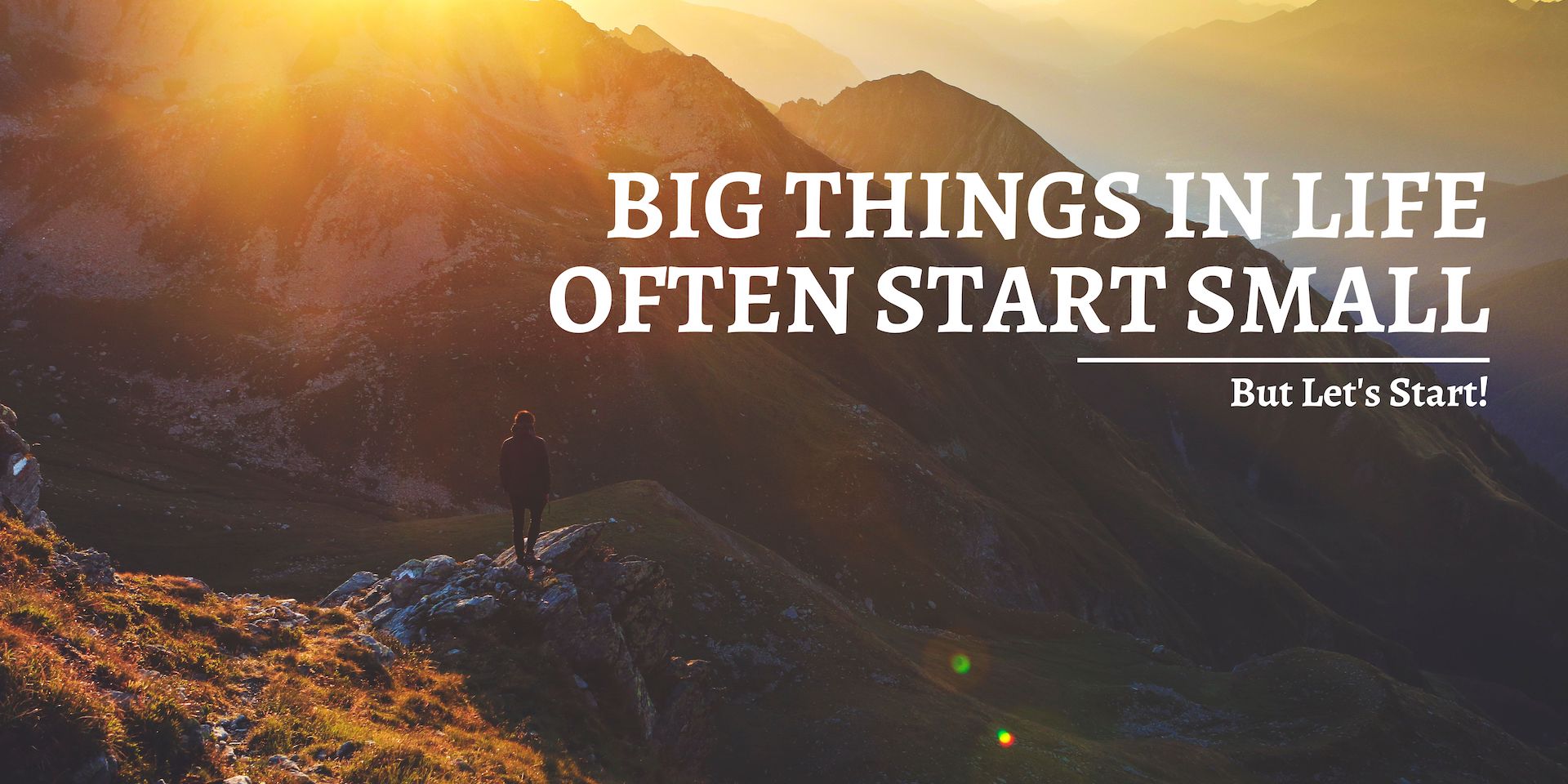 Big things often start small